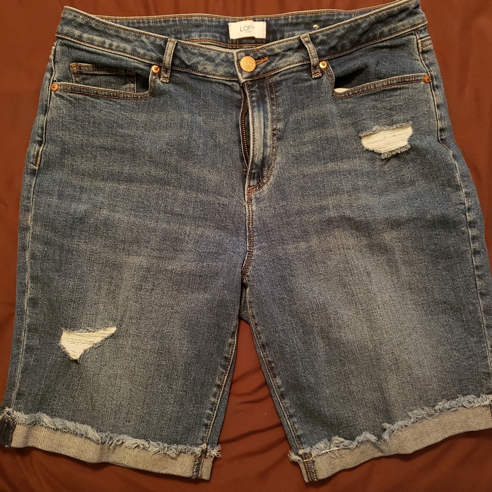 Loft Outlet Curvy Bermuda Shorts NWOT
